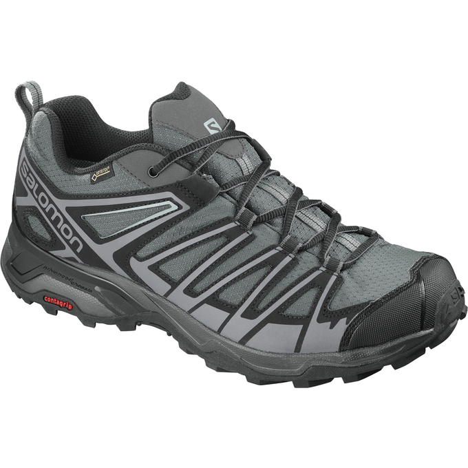 Salomon X ULTRA 3 PRIME GTX® Zapatillas Trekking Hombre - Plateadas / Negras - Colombia (49836-MWCH)